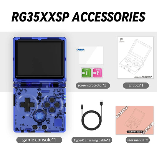 RG35XXSP Flip Game Console with 3.5'' IPS